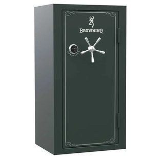 Safe BROWNING "Medallion" 153x82x66 green butterfly, chrome. gray. handles, el.lock