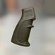Рукоятка пистолетная для AR15 прорезиненная DLG TACTICAL (DLG-106), цвет Олива, с отсеком для батареек 6159 фото 1