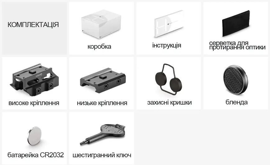 Приціл призматичний Hawke Prism Sight 4x24 сітка 5,56 BDC Dot 0776 фото