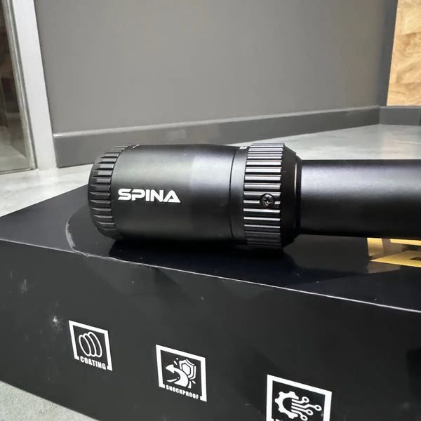 Spina Optics SCOL-7, 2.5-20x50 SF IR Optical Sight, with Mount (Rings), Illumination