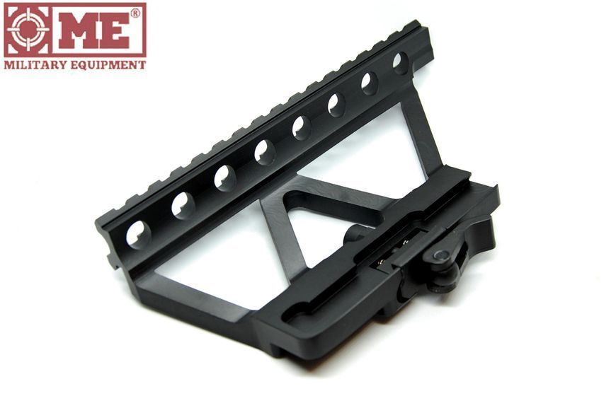 ME Low Profile Quick Release Side Bracket with Weaver Rail for Sight Mounting