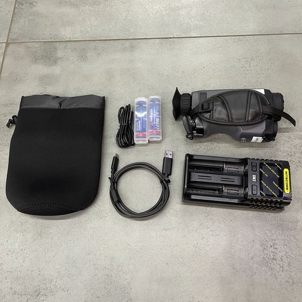 Тепловизионный монокуляр HikMicro Gryphon GH25, 25 мм, цифровая камера 1080p, Wi-Fi 0287 фото