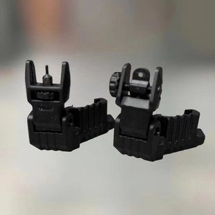 DLG Tactical DLG-184 45&deg; Front and Rear Sight on Picatinny