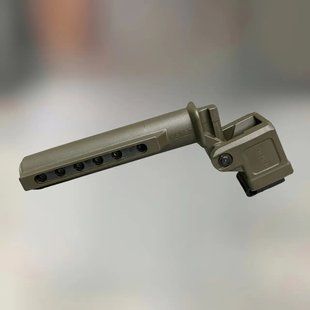 Труба складная для приклада АКСУ DLG Tactical (DLG-157), АК-74М и АК-104 Mil-Spec, адаптер складной Олива 6165 фото