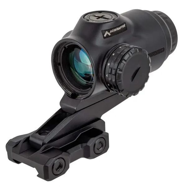 Приціл призматичний Primary Arms SLx 3X MicroPrism сітка ACSS Raptor 5.56/.308 - ярди. Black 0781 фото