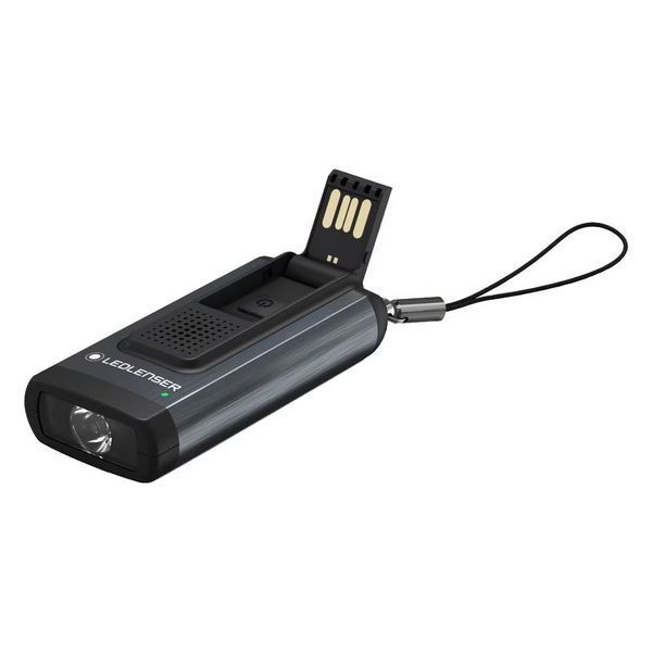 Фонарь-брелок LedLenser K6R Gray с режимом красного света, заряжаемый, 400/200/20 3288 фото
