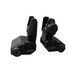 DLG TACTICAL (DLG-166) Low Front and Rear Sight Set, Black, Detachable on Picatinny, Flip-up