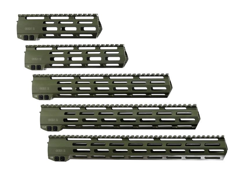 Цівка XGUN Hundguards MK2 10&Prime; для AR15 M-LOK. Oliva 6503 фото