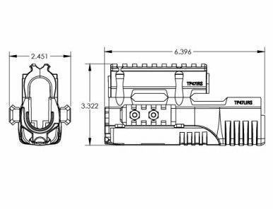 Цівка пластикова до АК-47 MFT Tekko з планкою Picatinny 2654 фото