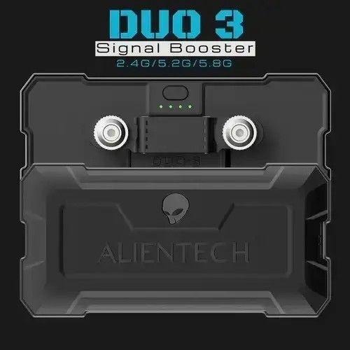 Kit: Remote antenna ALIENTECH DUO III + 2 cables of 20 m each. RG-8 / sll 400 QMA &ndash; QMA