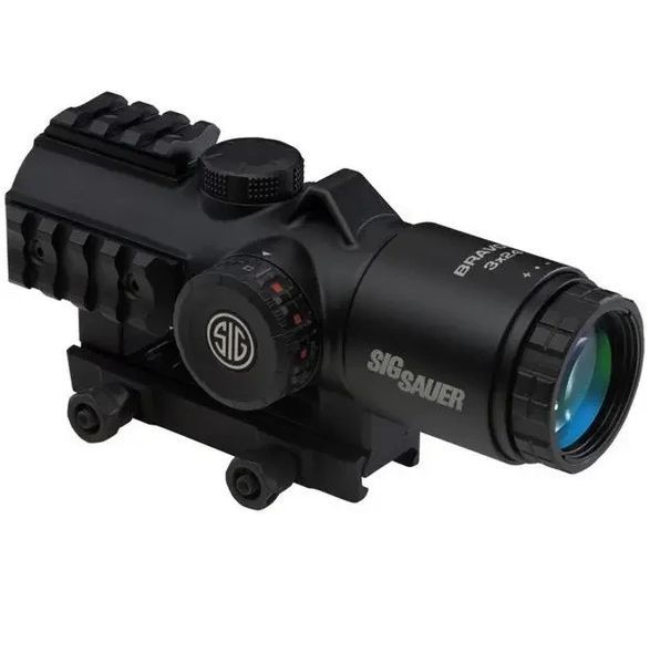 Прицел оптический SIG Sauer Optics Bravo3 Battle Sight, 3x24mm horseshoe dot illum reticle. 1230 фото