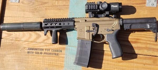 Прицел оптический SIG Sauer Optics Bravo3 Battle Sight, 3x24mm horseshoe dot illum reticle. 1230 фото