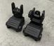 DLG TACTICAL (DLG-166) Low Front and Rear Sight Black on Picatinny
