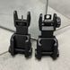 DLG TACTICAL (DLG-167) High Front and Rear Sight Black Detachable on Picatinny