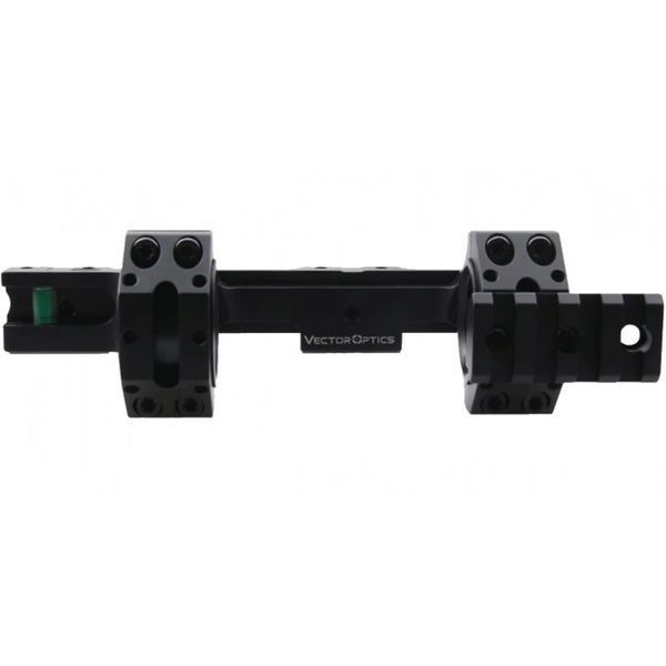 Vector Optics 30 mm Mount with Bubble Level on Dovetail with Picatinny Top Rail
