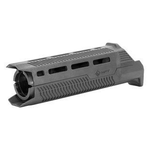 Полімерна цівка MFT Tekko для AR-15 з отворами M-LOK. Колір: Чорний 0544 фото