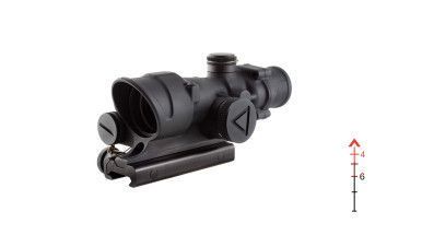 TRIJICON ACOG / 4x32 LED Red Chevron .223/5.56 BDC Rifle Scope