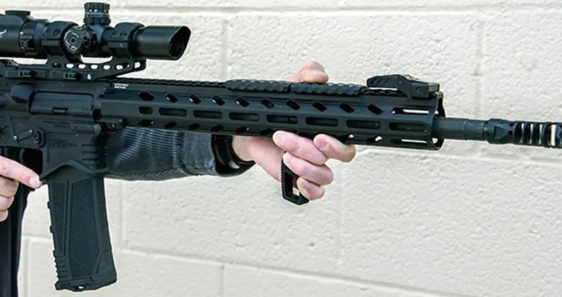 Упор Leapers Ultra Slim. M-LOK. Matte black 6180 фото