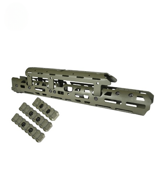 Round Handguard for AK Cerakote - o.d. green