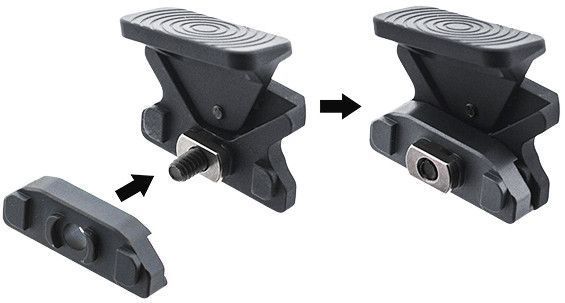 Упор Leapers UTG Angled Mount на цевье. M-LOK. Black 1587 фото