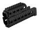 DLG Tactical Handguard for AK-47/74 with 2 Picatinny Rails + M-LOK Slots (Polymer) Black
