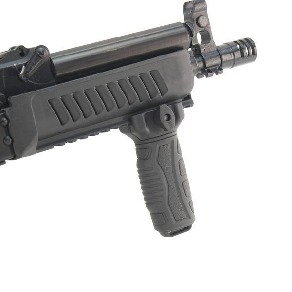 DLG Tactical (DLG-162) Foregrip on Picatinny, Black, Rubberized