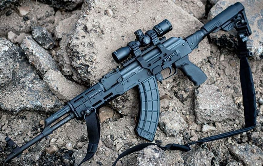 Цівка Leapers UTG PRO Super Slim M-LOK для АК-47/74/АКМ (алюміній) чорна 0872 фото