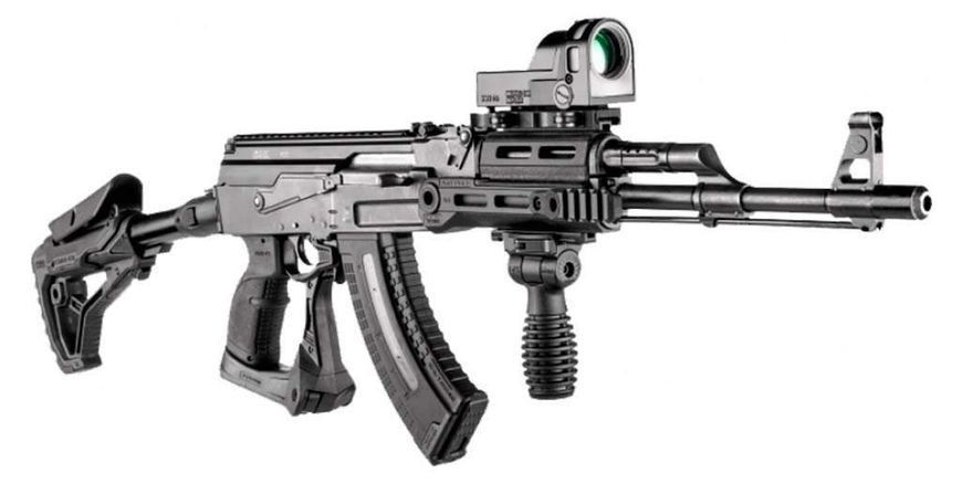 Цівка FAB Defense Vanguard M-LOK для АК-47/АК-74/АКМ (полімер) пісочний 0874 фото