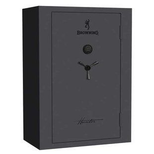 Safe BROWNING "Hunter" 153x107x63 textured black, black chrome handles, electric lock