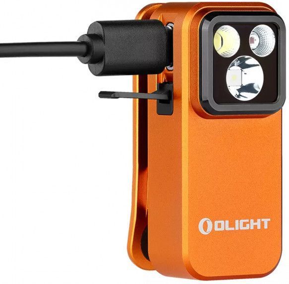 Ліхтар-кліпса Olight Oclip Pro Orange 9358 фото