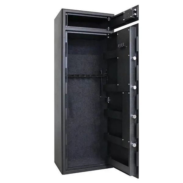 SPIKA large combi gun safe, additional external compartment, 150x52x36 cm, 120 kg