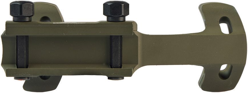 Крепление-моноблок Warne X-Skeleton Mount. d - 30 мм. Ultra High. Weaver/Picatinny. Зеленый 2518 фото