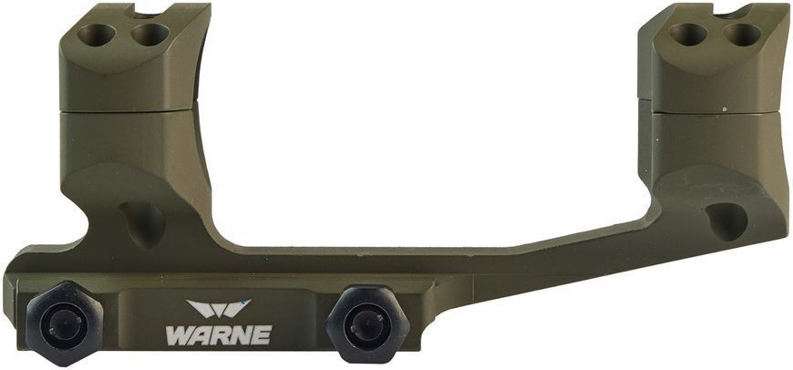 Крепление-моноблок Warne X-Skeleton Mount. d - 30 мм. Ultra High. Weaver/Picatinny. Зеленый 2518 фото
