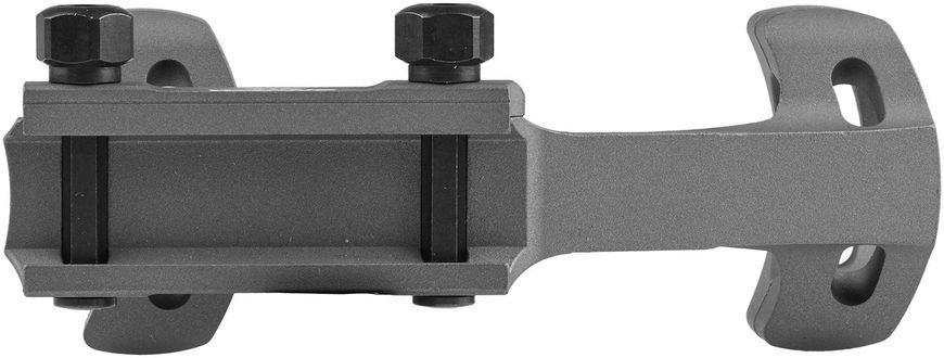 Крепление-моноблок Warne X-Skeleton Mount. d - 30 мм. Ultra High. Weaver/Picatinny. Серый 2521 фото