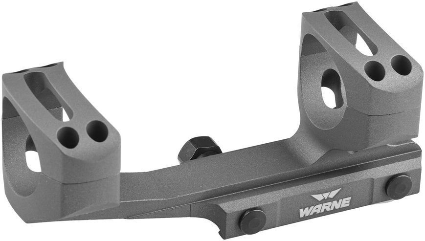 Крепление-моноблок Warne X-Skeleton Mount. d - 30 мм. Ultra High. Weaver/Picatinny. Серый 2521 фото