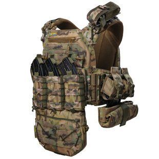 Плитоноска Warmor gen.3 Pro Max із системою швидкого скидання і 7 підсумків Мультикам 5090 фото