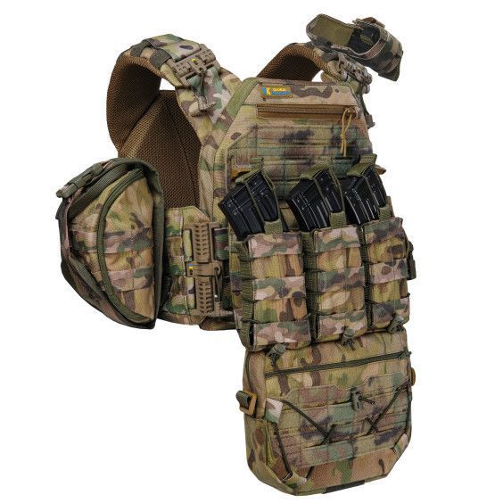 Плитоноска Warmor gen.3 Pro Max із системою швидкого скидання і 7 підсумків Мультикам 5090 фото