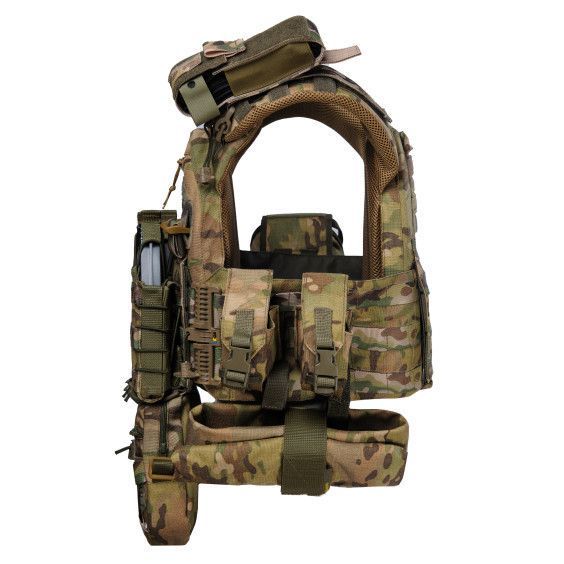 Плитоноска Warmor gen.3 Pro Max із системою швидкого скидання і 7 підсумків Мультикам 5090 фото