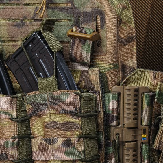 Плитоноска Warmor gen.3 Pro Max із системою швидкого скидання і 7 підсумків Мультикам 5090 фото
