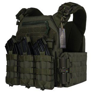 Плитоноска Warmor gen.3 Pro із системою швидкого скидання та 3 підсумками 5091 фото