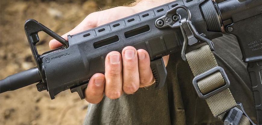 Упор передний Magpul M-LOK Hand Stop Kit. Цвет - черный 1523 фото