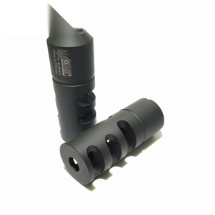 Typhoon 7.62 M14x1 L Muzzle Brake for AK and Saiga Rifles