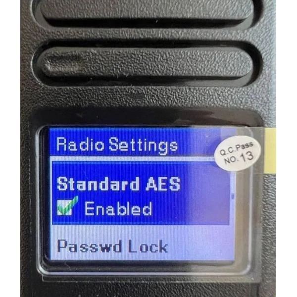 Motorola Mototrbo DP4800e VHF digital radio with AES256 encryption