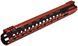 Leapers UTG PRO Ultra Slim 15" Handguard for AR15. M-LOK. Black/Red