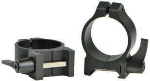 Warne Maxima Quick Detach Ring. d - 30 mm. Low. Weaver/Picatinny