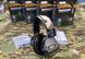 Sordin Supreme Pro X headphones with LED flashlight. Color: olive