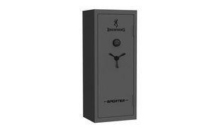 BROWNING "Sporter" safe 148x63x49 gray gloss, black chrome handles, electric lock