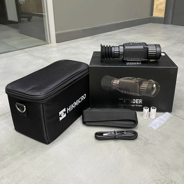 Thermal vision sight Hikmicro Thunder Pro TE25, 1200 m, 25 mm, Wi-Fi, stadiometric rangefinder
