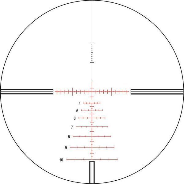 Приціл Nightforce NXS 3.5-15x50 F1 ZeroS 0.250 MOA сітка LV.5 з підсвічуванням 0804 фото