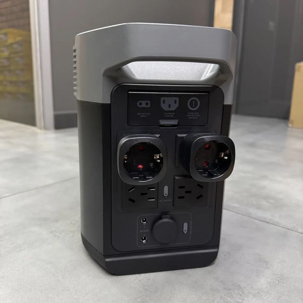 Зарядная станция EcoFlow DELTA 2 (1024 Вт&middot;ч), 1800 Вт/2700 Вт, розетка Китай + переходники 5786 фото